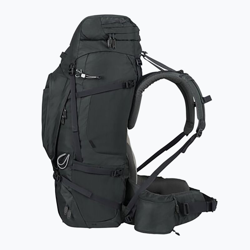 Jack Wolfskin férfi trekking hátizsák Denali 75+10 l pala zöld 4