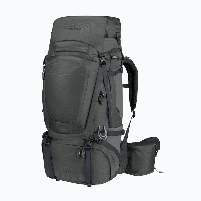 Jack Wolfskin férfi trekking hátizsák Denali 65+10 l pala zöld