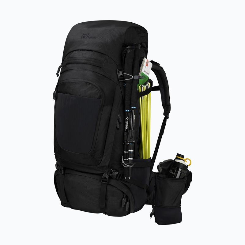 Jack Wolfskin férfi trekking hátizsák Denali 65+10 l fekete 4