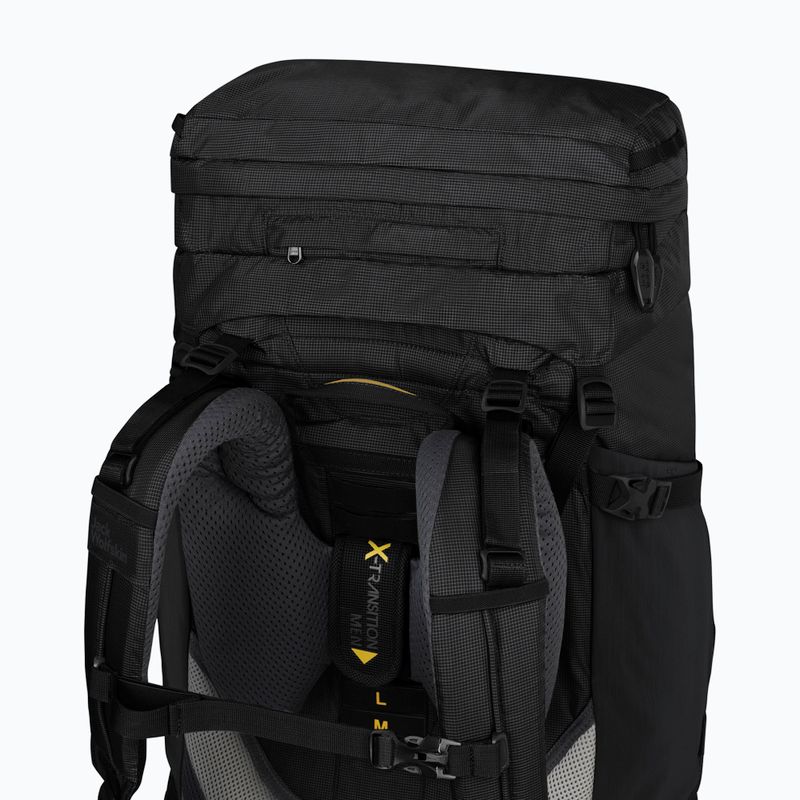 Jack Wolfskin férfi trekking hátizsák Denali 65+10 l fekete 5