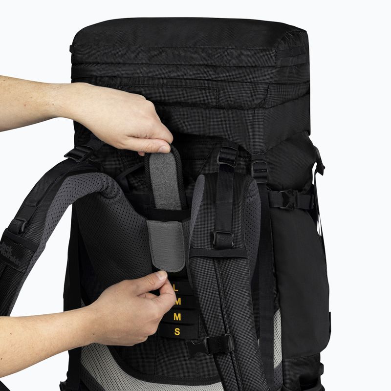 Jack Wolfskin férfi trekking hátizsák Denali 65+10 l fekete 10