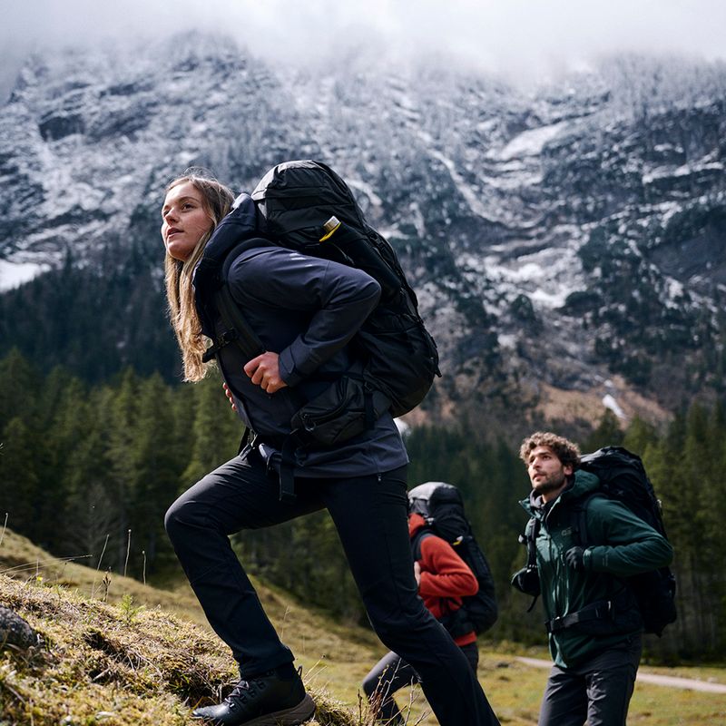 Jack Wolfskin Highland Trail 50+5 l phantom női trekking hátizsák 11