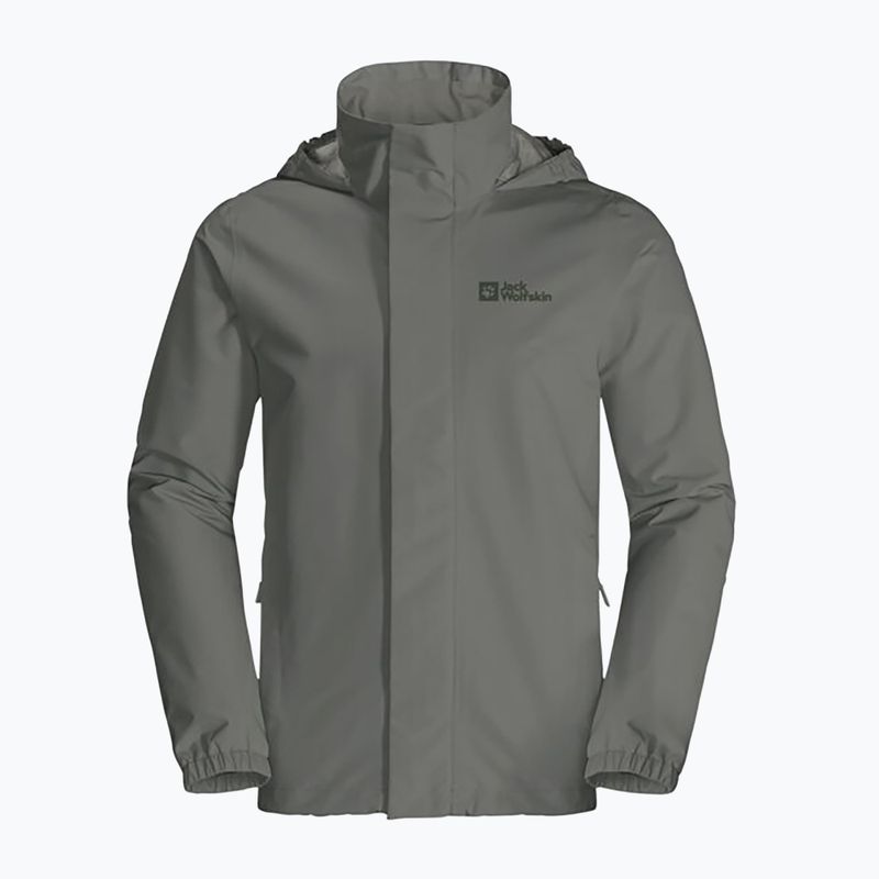 Jack Wolfskin férfi Stormy Point 2L esőkabát zöld 1111142 9