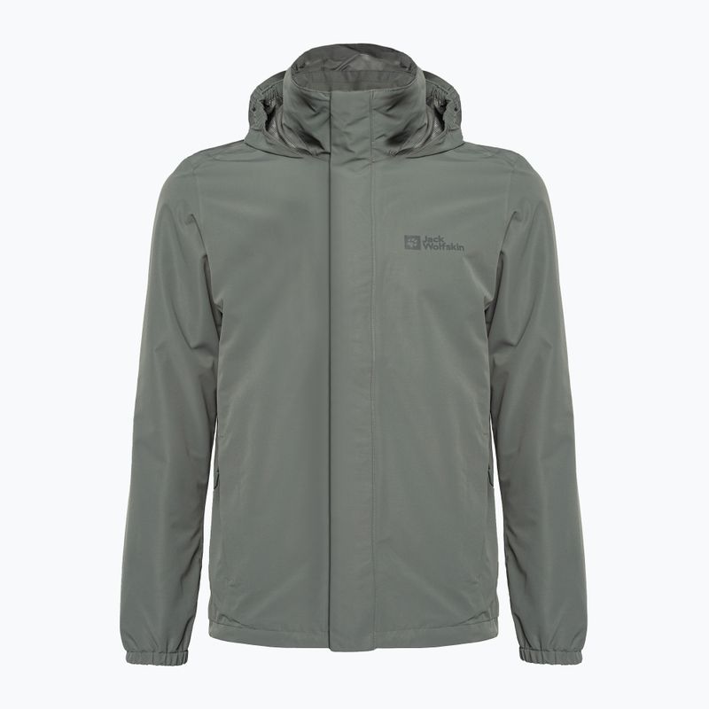 Jack Wolfskin férfi Stormy Point 2L esőkabát zöld 1111142 6