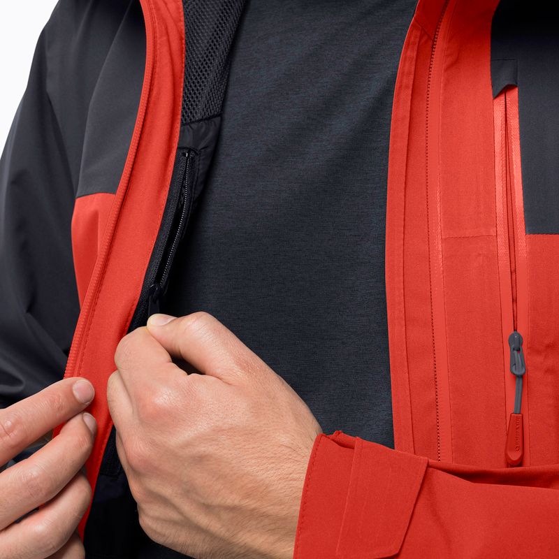 Jack Wolfskin férfi Go Hike esőkabát piros 1114051 4