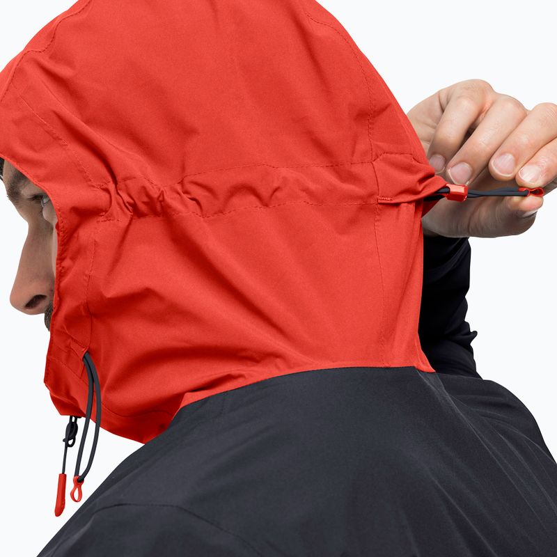 Jack Wolfskin férfi Go Hike esőkabát piros 1114051 6