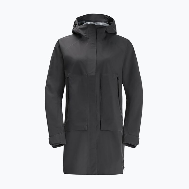Jack Wolfskin női esőkabát Goldgewann Parka fekete 1115731_6350_002 6
