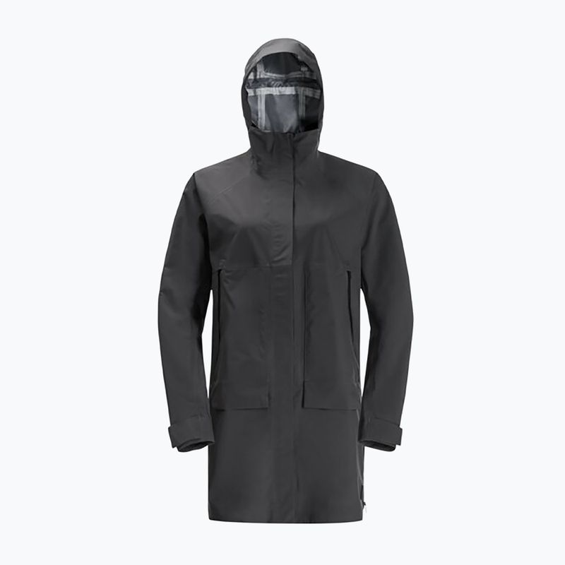Jack Wolfskin női esőkabát Goldgewann Parka fekete 1115731_6350_002 7