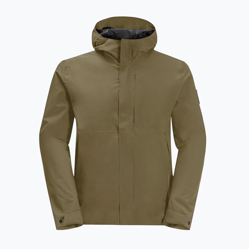 Jack Wolfskin férfi Mainkai esőkabát barna 1115761 5