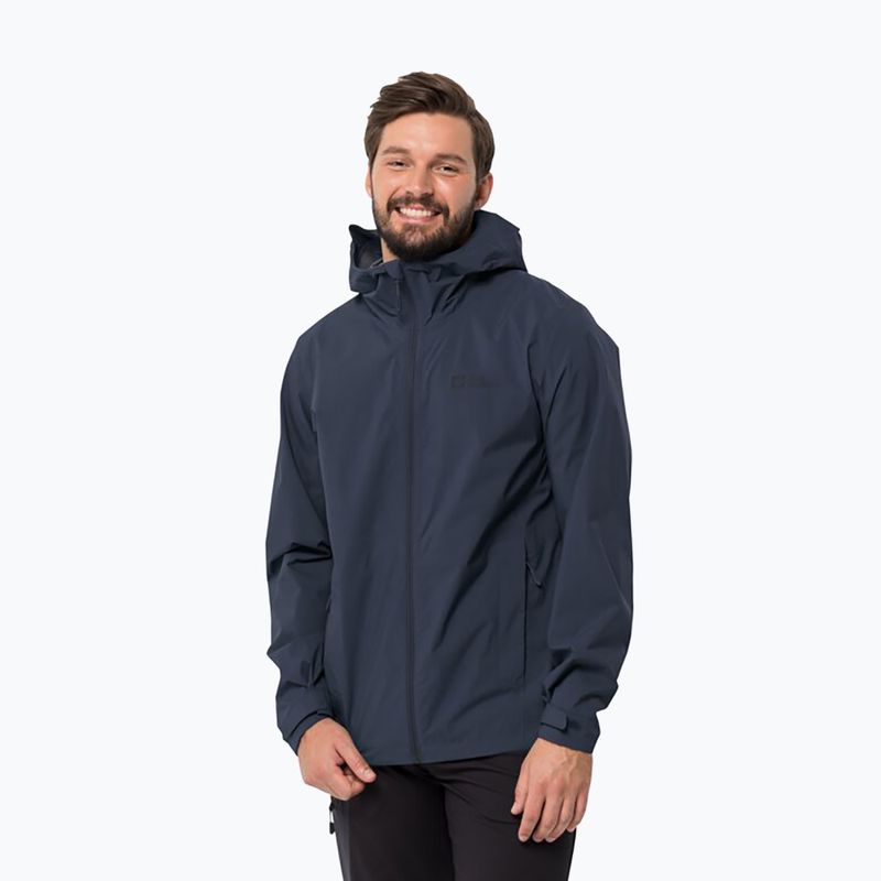 Jack Wolfskin férfi esőkabát Elsberg 2.5L kék 1115881_1010_002