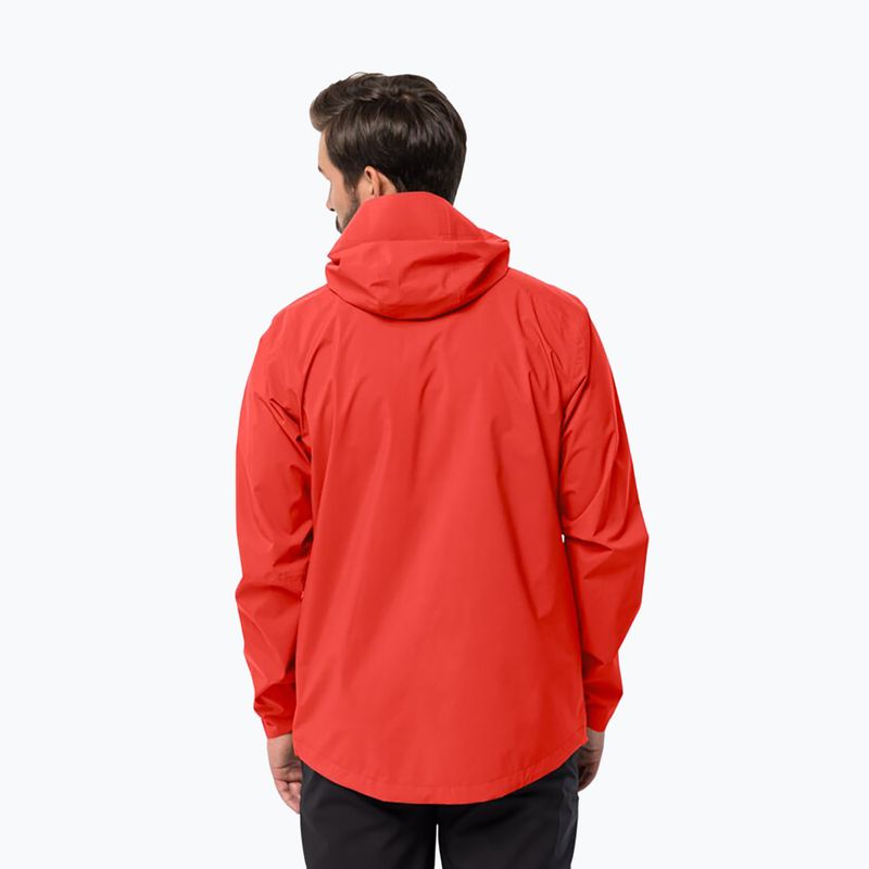 Jack Wolfskin férfi esőkabát Elsberg 2.5L piros 1115881_2193_003 2