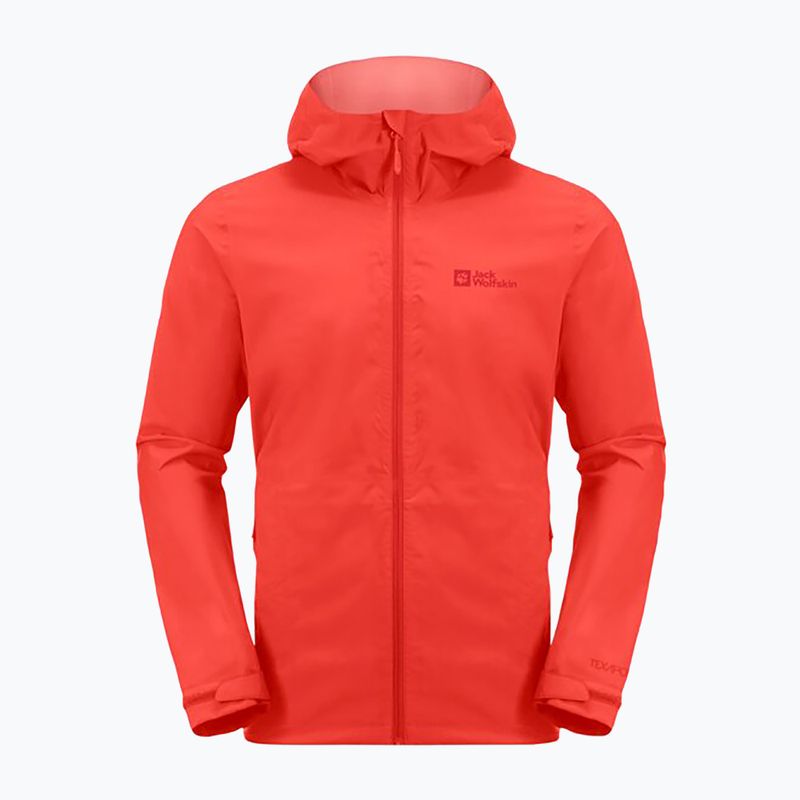 Jack Wolfskin férfi esőkabát Elsberg 2.5L piros 1115881_2193_003 6