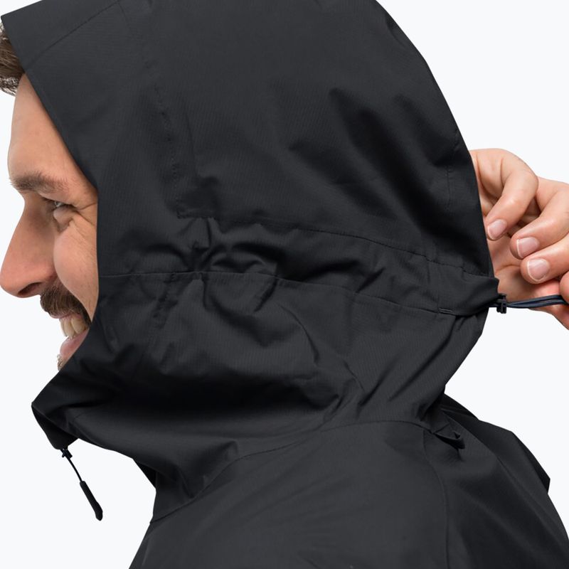 Jack Wolfskin férfi esőkabát Elsberg 2.5L fekete 1115881_6000_003 3