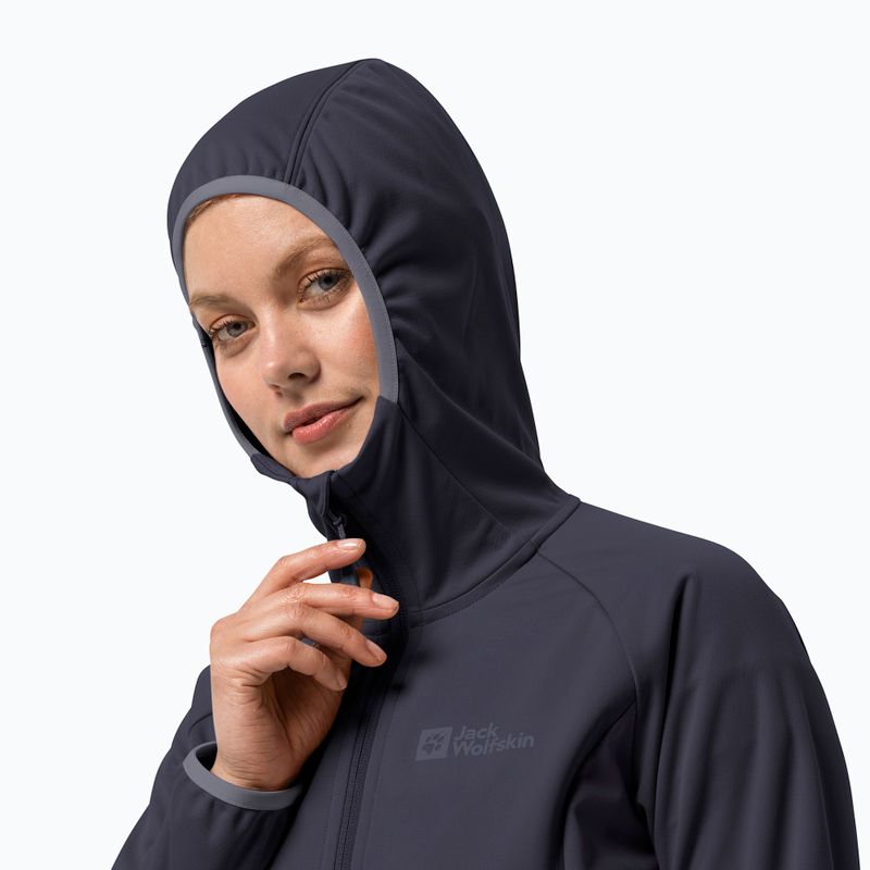 Jack Wolfskin női Go Hike Softshell kabát szürke 1306862 3