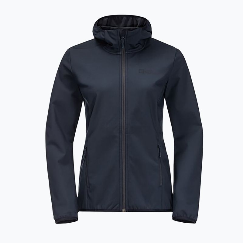 Női softshell dzseki Jack Wolfskin Bornberg Hoody navy blue 1307691 7