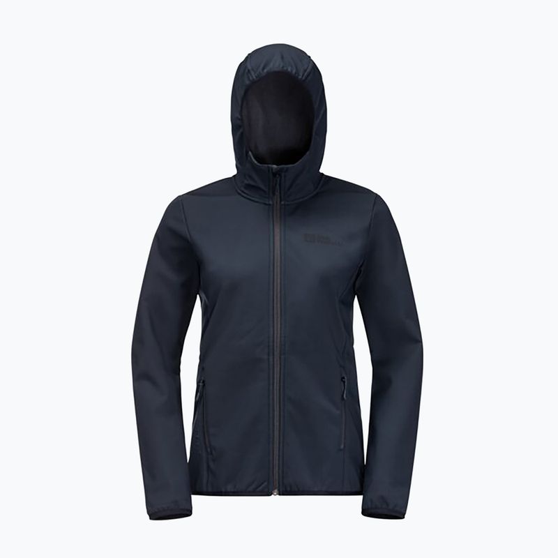 Női softshell dzseki Jack Wolfskin Bornberg Hoody navy blue 1307691 8