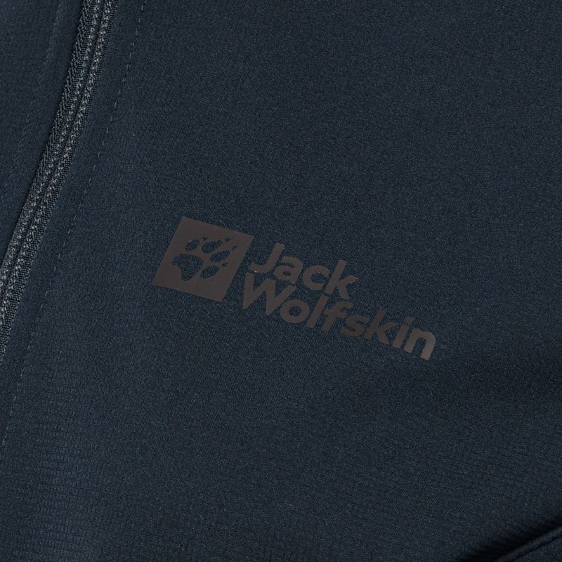 Női softshell dzseki Jack Wolfskin Bornberg Hoody navy blue 1307691 6