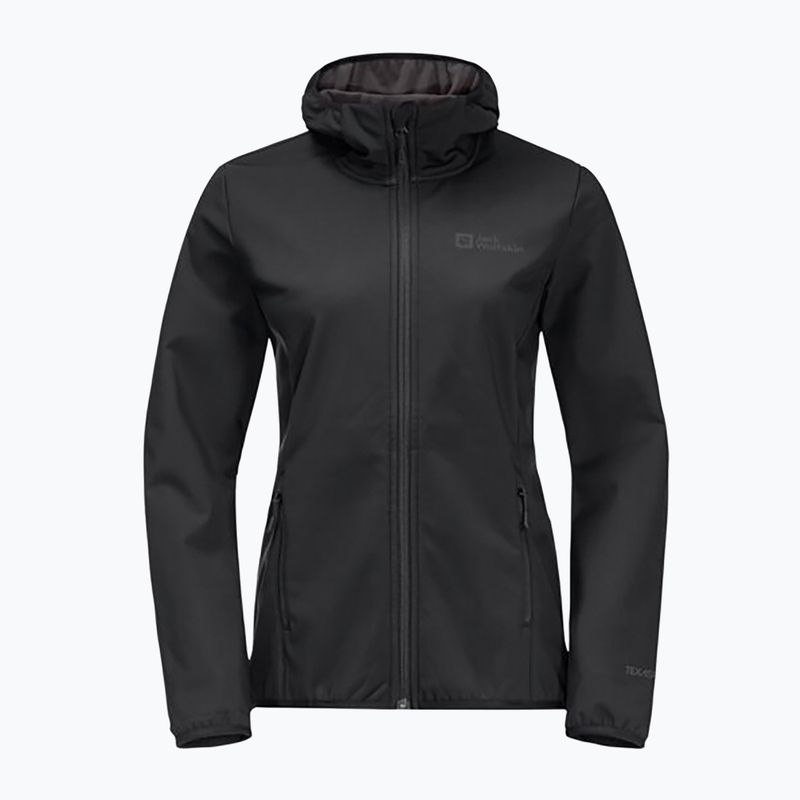 Jack Wolfskin Bornberg Hoody női softshell dzseki fekete 1307691 7