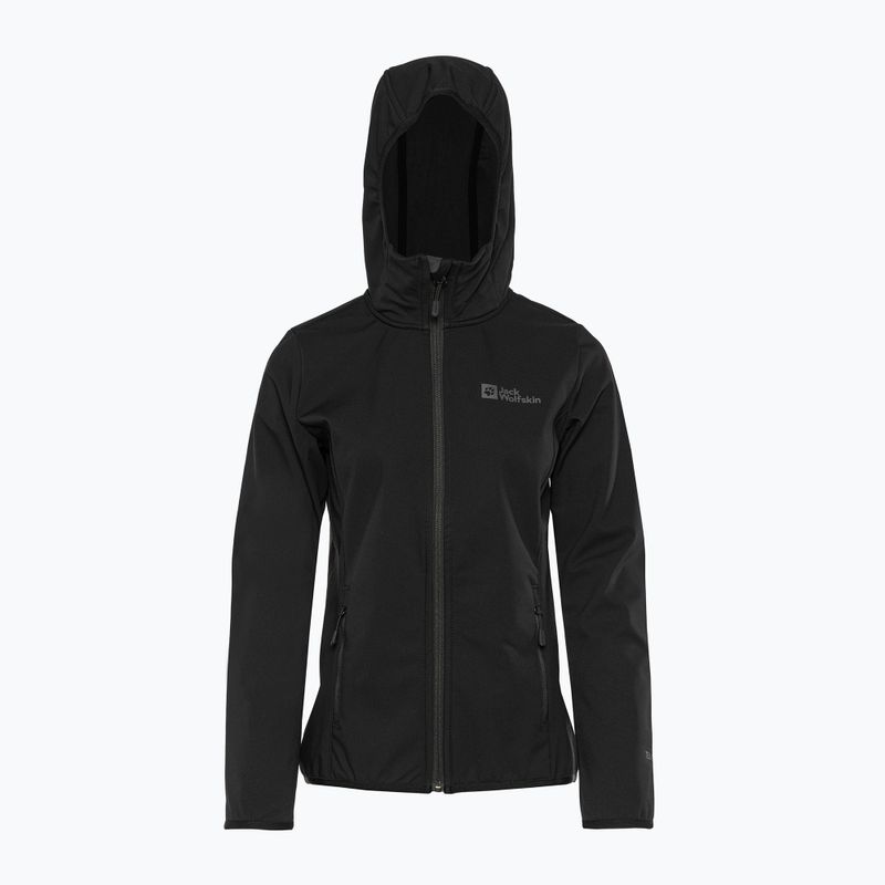 Jack Wolfskin Bornberg Hoody női softshell dzseki fekete 1307691 4