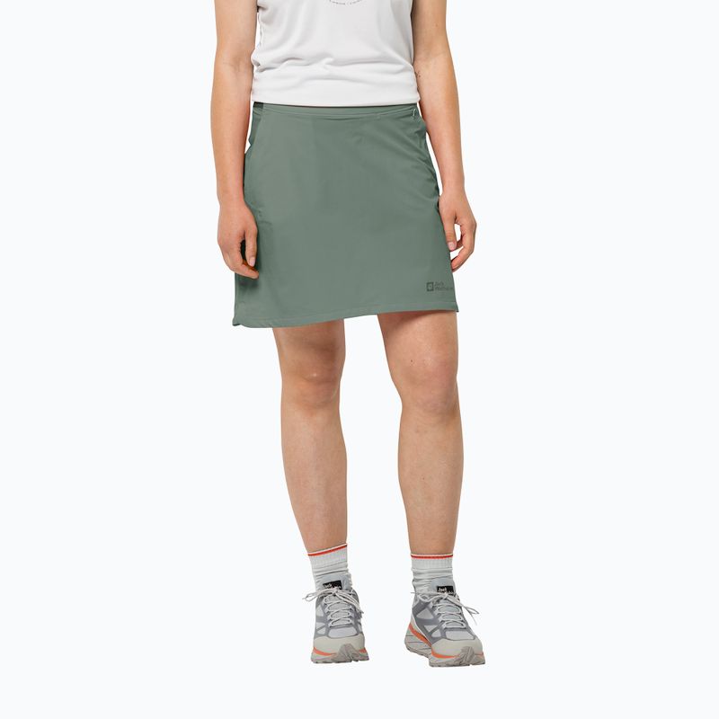 Jack Wolfskin Hilltop Trail trekking szoknya zöld 1505472