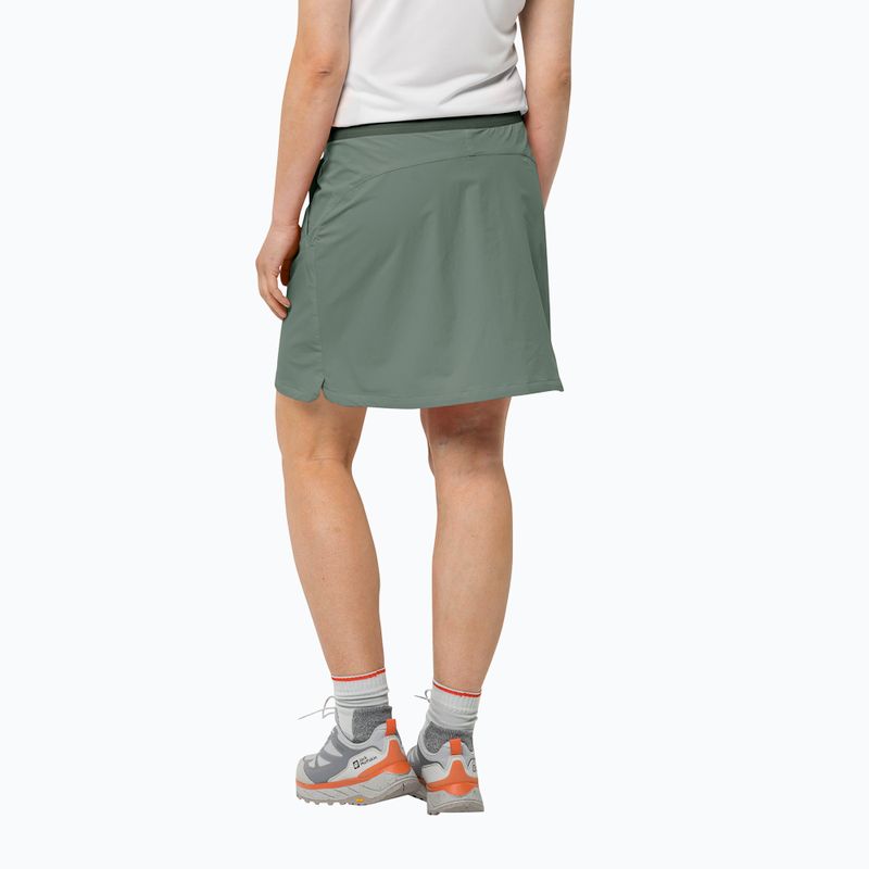 Jack Wolfskin Hilltop Trail trekking szoknya zöld 1505472 2