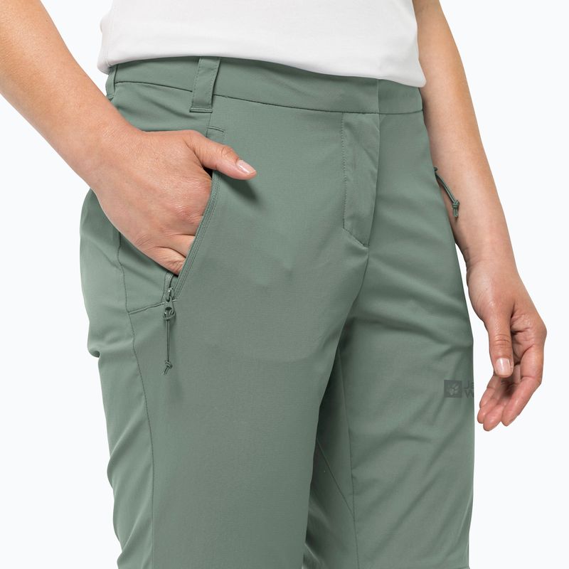Női szoftshell nadrág Jack Wolfskin Glastal Zip Off zöld 1508151_4151_042 3