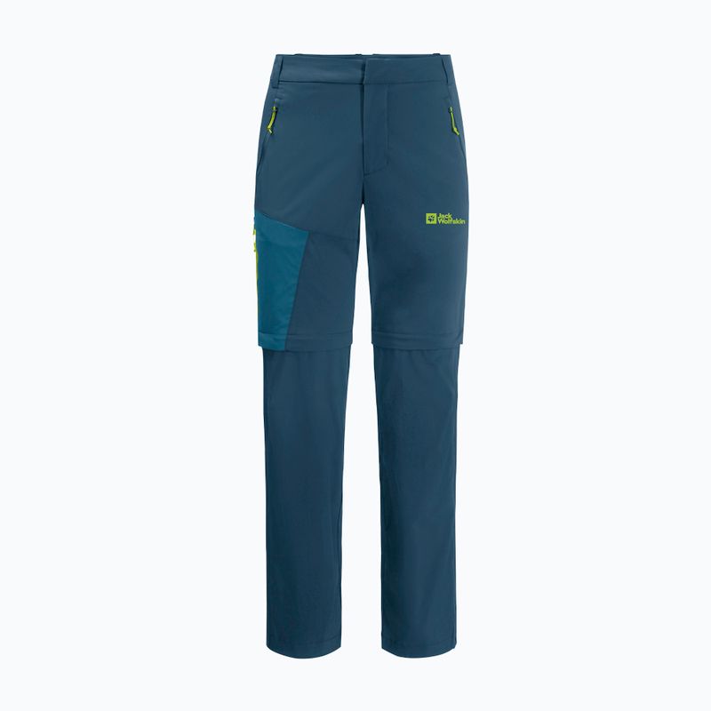 Férfi softshell nadrágJack Wolfskin Glastal Zip Away navy blue 1508301 6