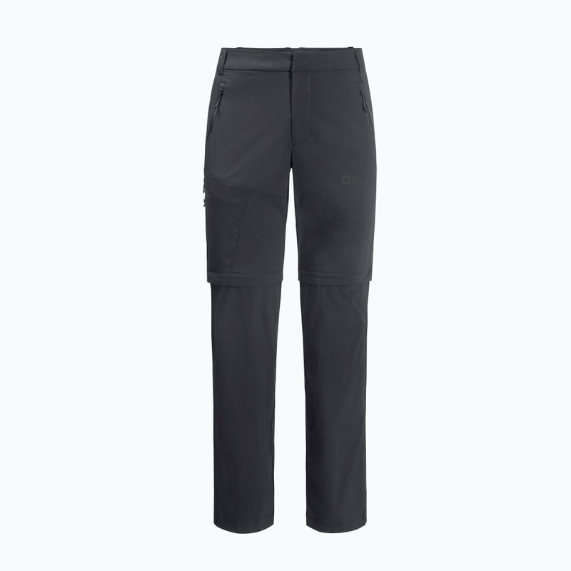 Férfi soft shell nadrág Jack Wolfskin Glastal Zip Away szürke 1508301 6