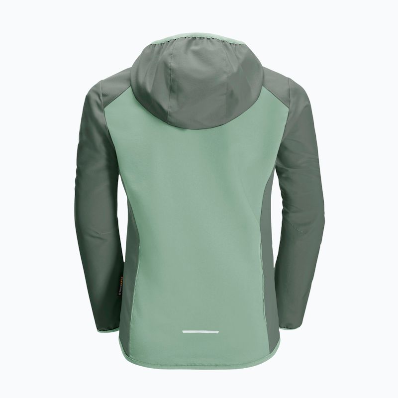 Jack Wolfskin gyermek softshell kabát Turbulence zöld 1606385 2