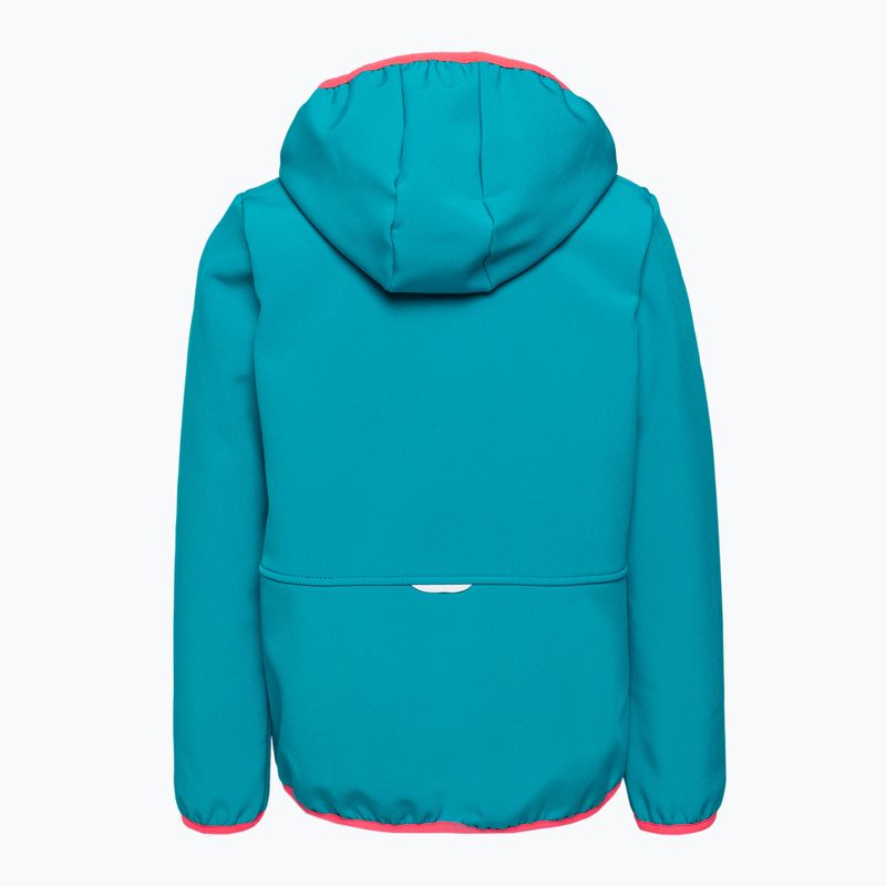 Jack Wolfskin Fourwinds Jacket Kids softshell kabát kék 1608011 2