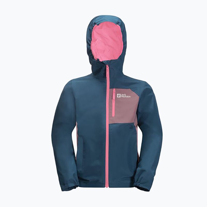 Jack Wolfskin Active Hike gyermek esőkabát tengerészkék 1609251 6