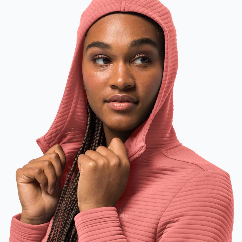 Női túrakabát Jack Wolfskin Modesto kapucnis rózsaszín 1706254 3