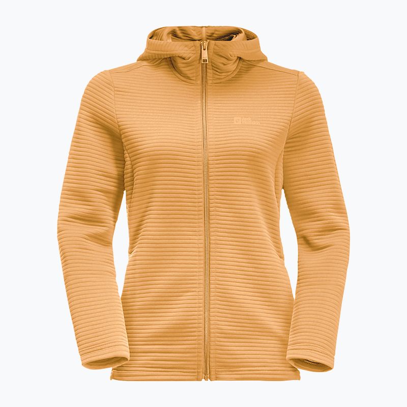 Női trekking dzseki Jack Wolfskin Modesto kapucnis dzseki sárga 1706254 4