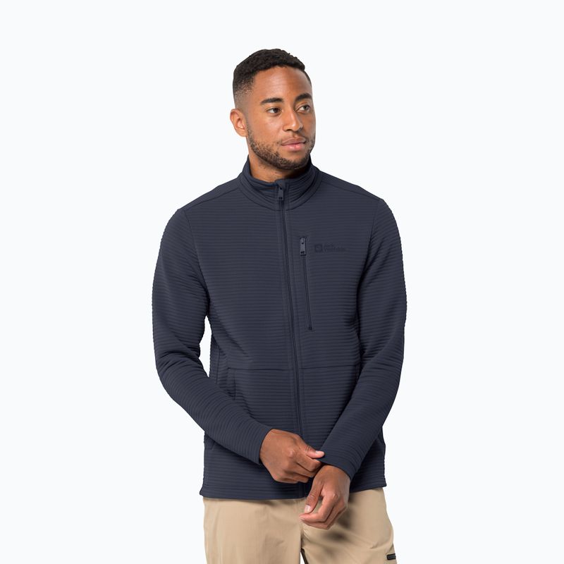 Jack Wolfskin férfi Modesto trekking pulóver tengerészkék 1706483