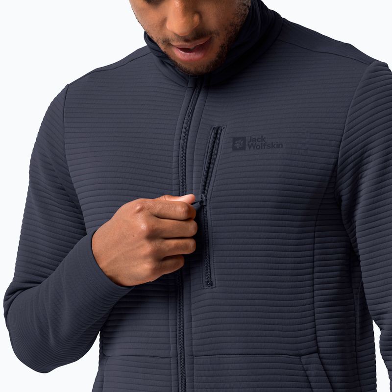 Jack Wolfskin férfi Modesto trekking pulóver tengerészkék 1706483 3