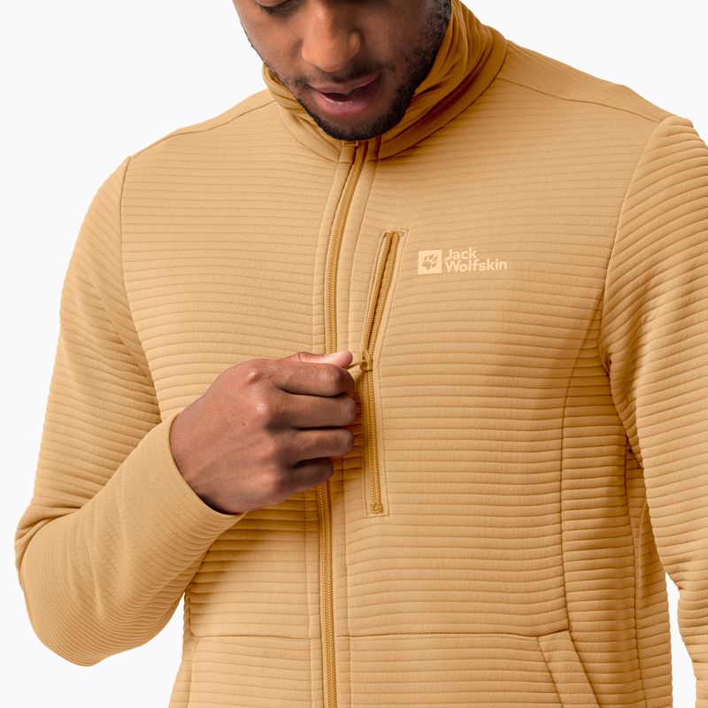 Jack Wolfskin férfi túrakabát Modesto sárga 1706483 3
