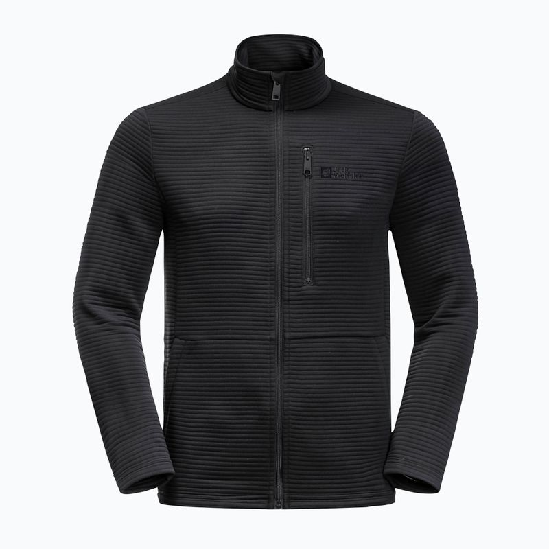 Jack Wolfskin férfi Modesto trekking pulóver fekete 1706483 4