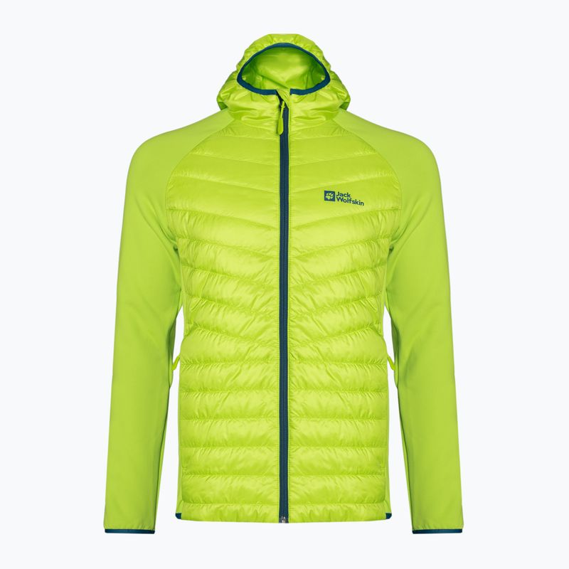 Jack Wolfskin férfi Routeburn Pro Hybrid kabát zöld 1710511 5