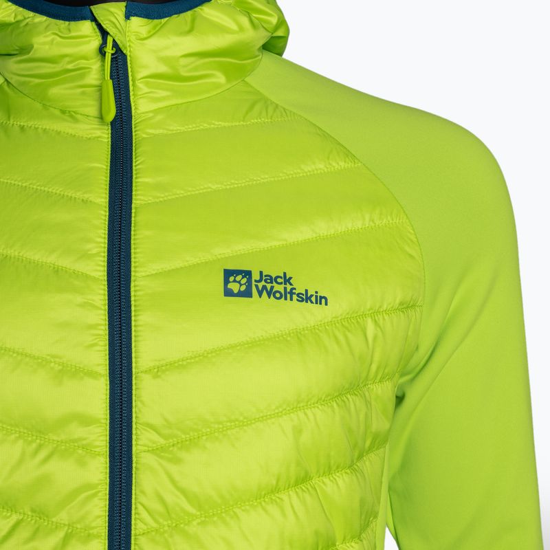 Jack Wolfskin férfi Routeburn Pro Hybrid kabát zöld 1710511 7