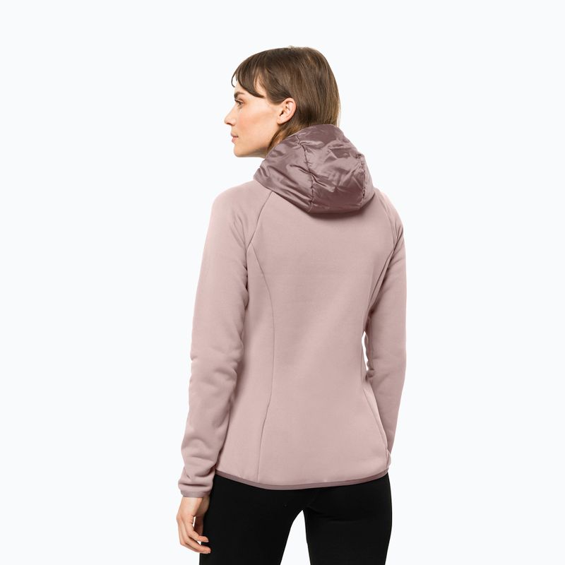 Jack Wolfskin női Routeburn Pro Hybrid kabát rózsaszín 1710861 2