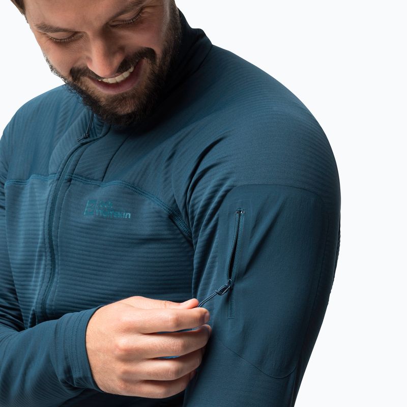 Jack Wolfskin férfi túrakabát Prelight FZ tengerészkék 1711001 3