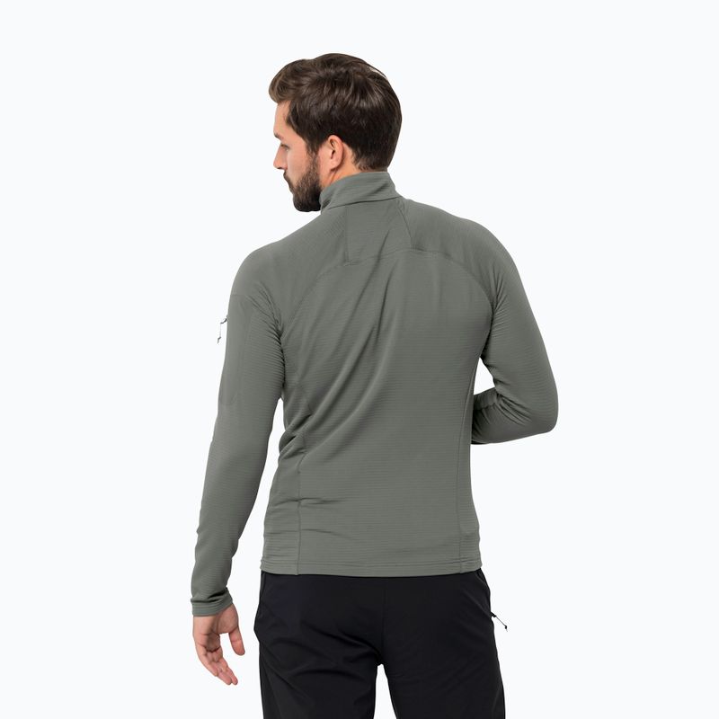 Jack Wolfskin férfi túrakabát Prelight FZ zöld 1711001 2