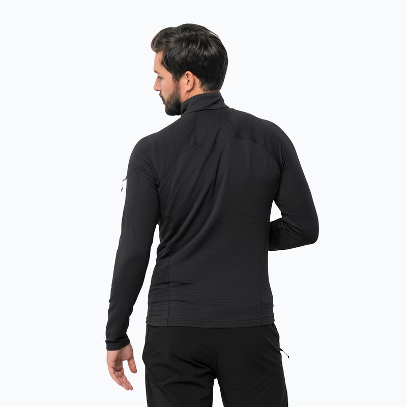 Jack Wolfskin férfi trekking dzseki Prelight FZ Fekete 1711001 2