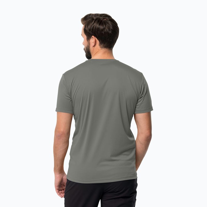 Jack Wolfskin férfi trekking póló Tech zöld 1807072 2