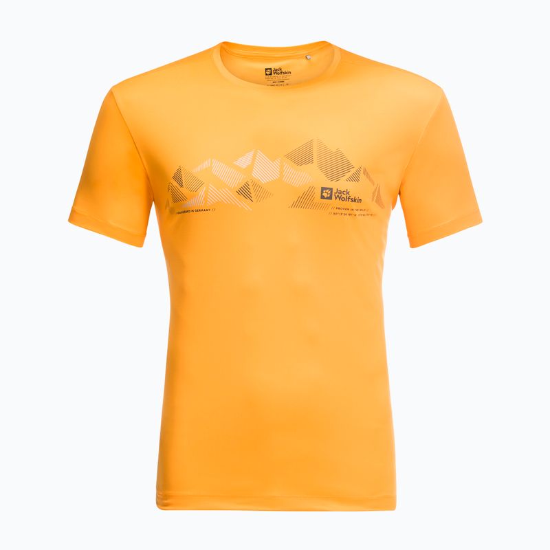 Jack Wolfskin Peak Graphic férfi trekking póló narancssárga 1807183 4