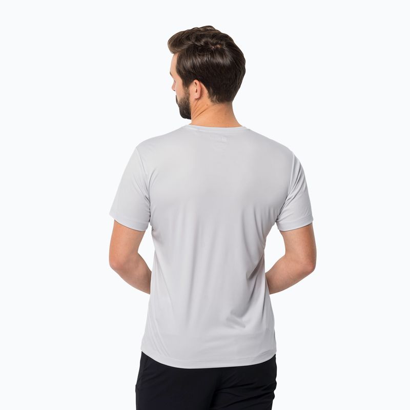 Férfi Jack Wolfskin Peak Graphic trekking póló fehér 1807183 2