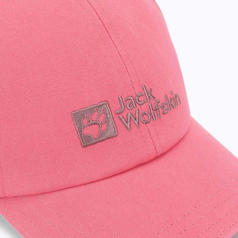 Jack Wolfskin gyermek baseball sapka rózsaszín 1901012 5
