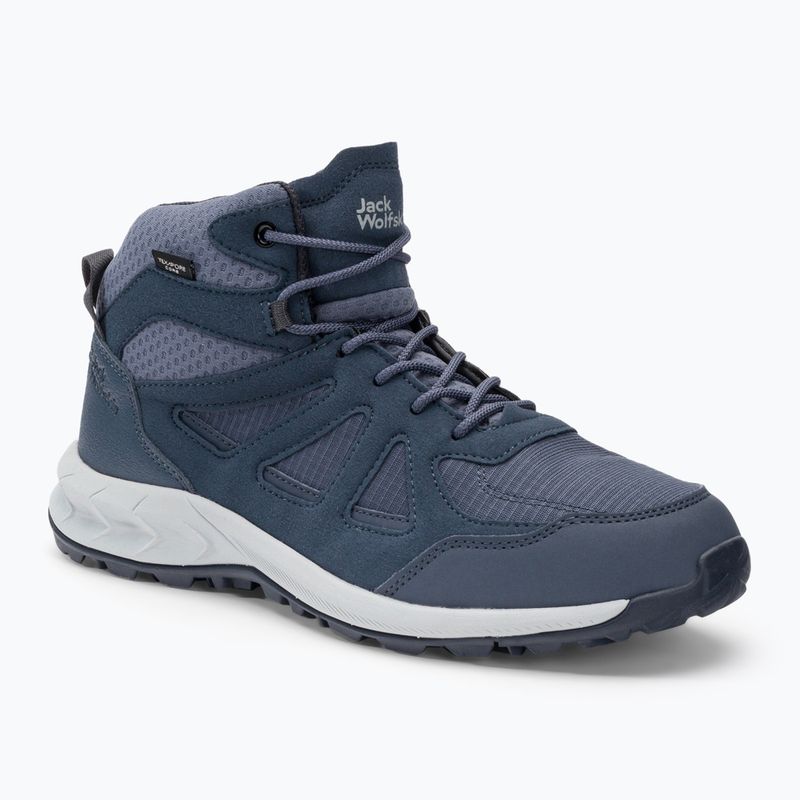 Jack Wolfskin női túrabakancs Woodland 2 Texapore Mid navy blue 4051331