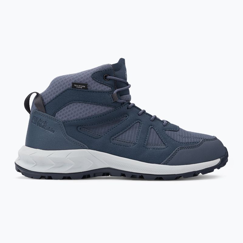 Jack Wolfskin női túrabakancs Woodland 2 Texapore Mid navy blue 4051331 2