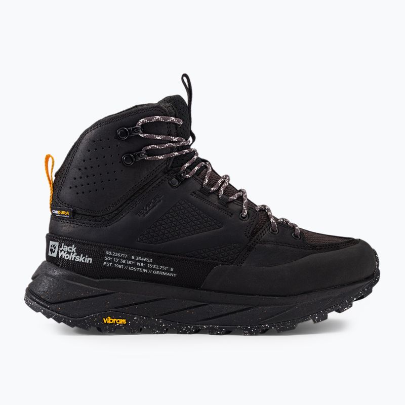 Jack Wolfskin férfi Terraquest Texapore Mid trekking bakancs fekete 4056381_6000_110 2